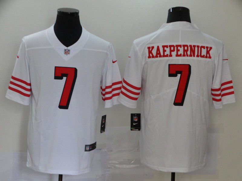 Men San Francisco 49ers 7 Kaepernick White New Nike Vapor Untouchable Limited NFL Jersey